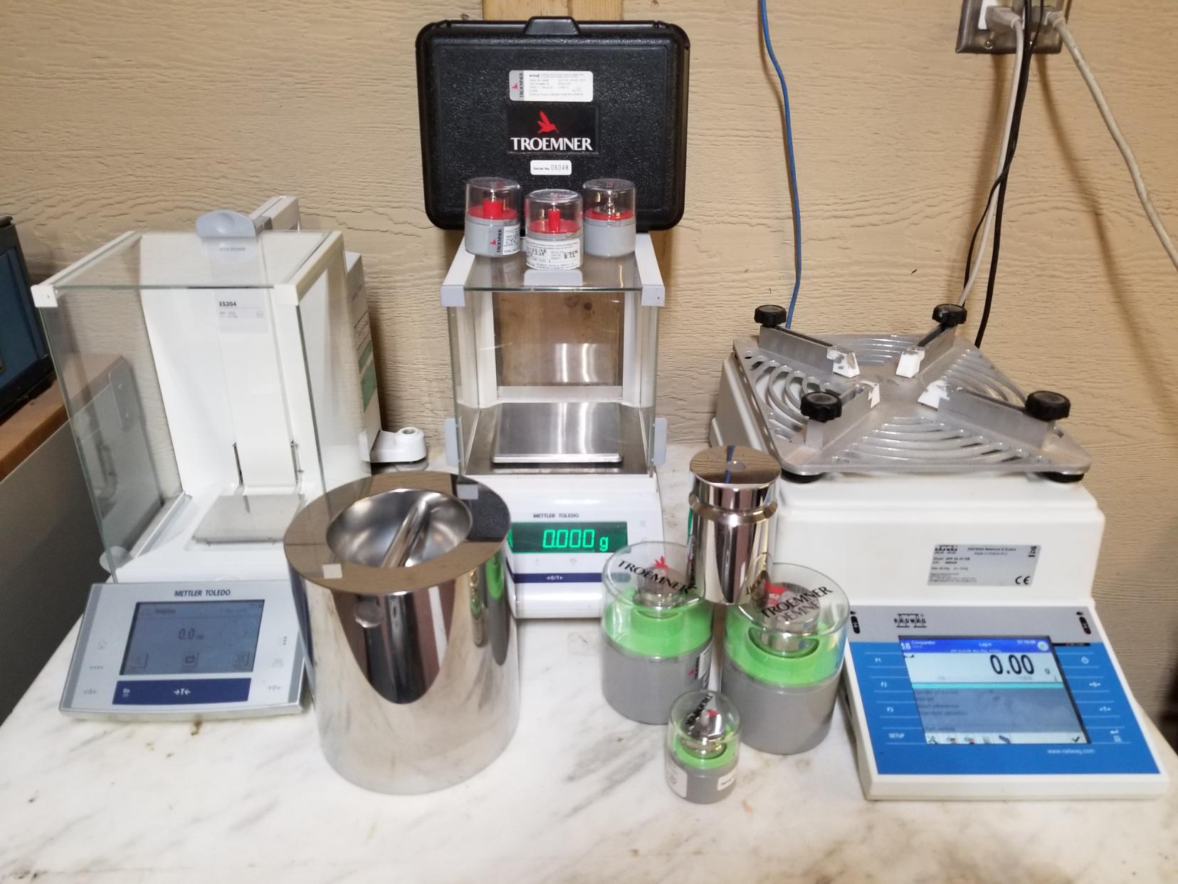 Industrial conveyor scale system with digital control panel used for certified scale calibration in an El Paso, TX facility