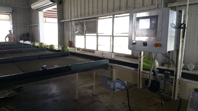 Industrial conveyor scale system with digital control panel used for certified scale calibration in an El Paso, TX facility